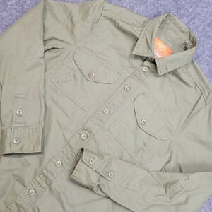 ThirtyTwo Shirt Mens Small Green Utility Outdoor Techwear Repel Snowboarding